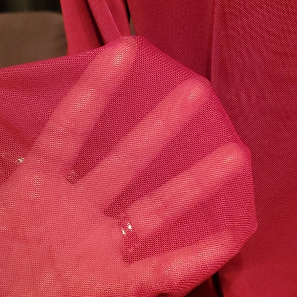 Maurices burgundy statement shoulder blouse - Picture 6 of 9